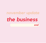 November 2019 Business Update
